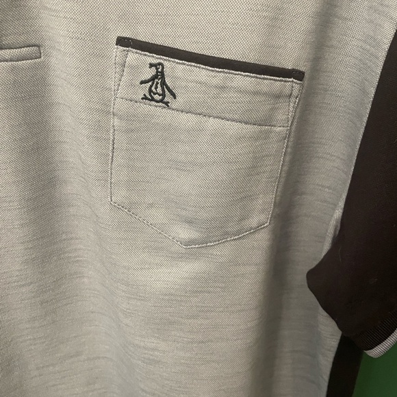 Original Penguin Gray and Black Polo Shirt - Picture 3 of 8